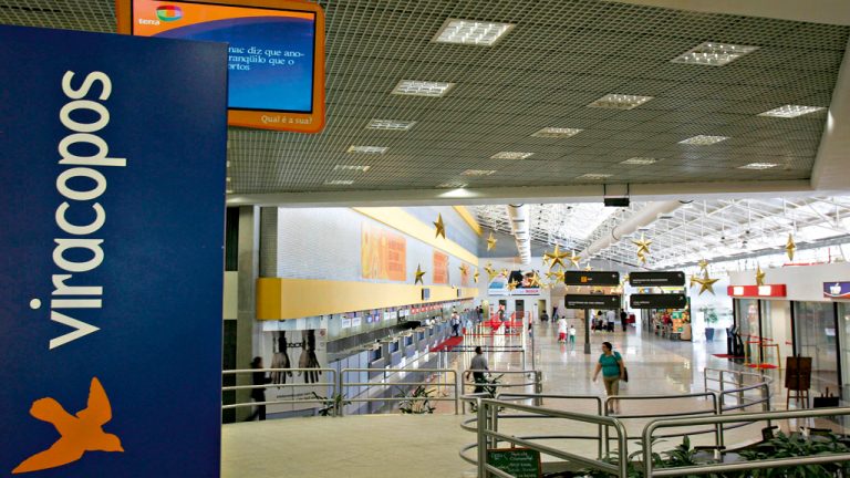 Devolução à vista: o consórcio formado por UTC, Triunfo e Egis deve pedir a relicitação do aeroporto de Viracopos (SP) em razão de problemas financeiros