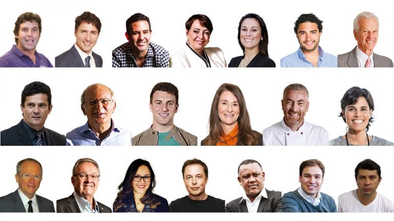 20 personalidades que estão mudando o Brasil e o mundo 20 personalidades que estão mudando o Brasil e o mundo