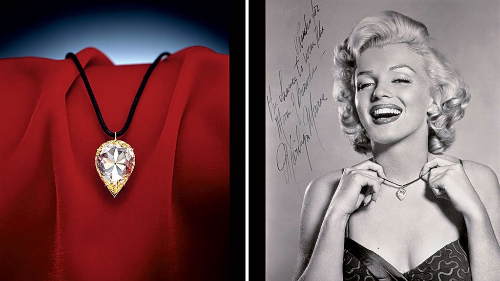 Diamante de Marilyn vai a leilão Diamante de Marilyn vai a leilão