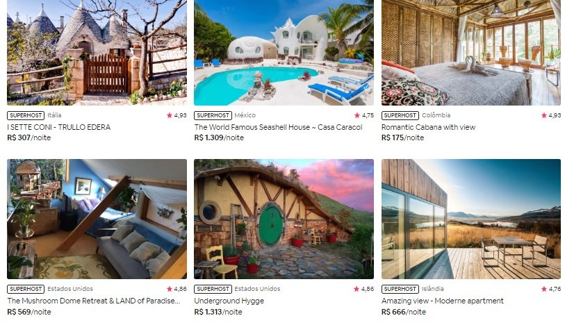 Crédito: Reprodução/Airbnb Crédito: Reprodução/Airbnb