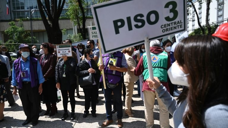México retoma exercícios de desastre suspensos devido à pandemia México retoma exercícios de desastre suspensos devido à pandemia
