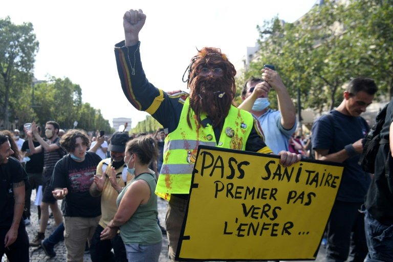 Milhares de pessoas protestam contra as restrições sanitárias na Europa e na Austrália - Vimarsana News
