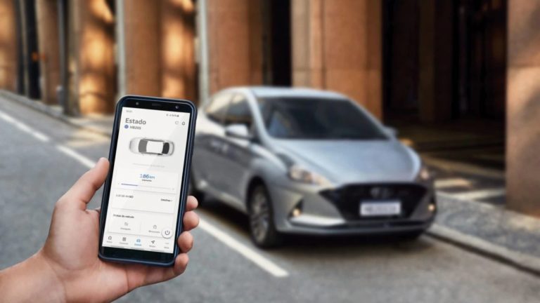 Hyundai HB20 The automaker offers 24-hour assistance and tracking in case of vehicle theft