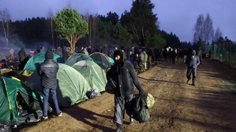 Quase 100 migrantes detidos na fronteira entre Polônia e Belarus