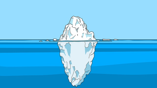A imagem de um iceberg é o que melhor representa a internet e suas camadas mais profundas