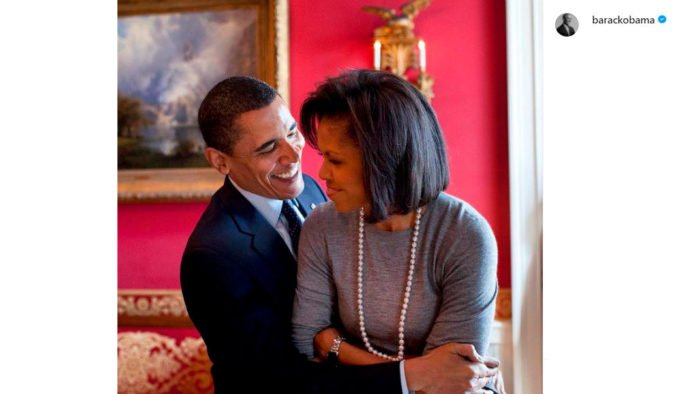 Crédito: Divulgação/ Instagram oficial Barack Obama Crédito: Divulgação/ Instagram oficial Barack Obama