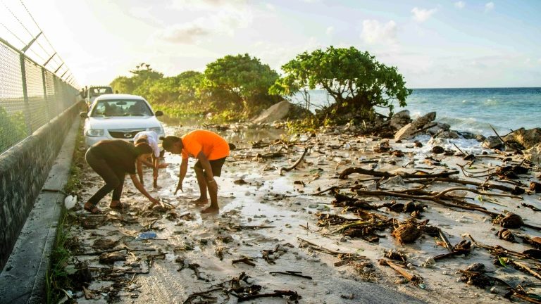 Inundações vinculadas à mudança climática afetam arquipélagos do Pacífico
