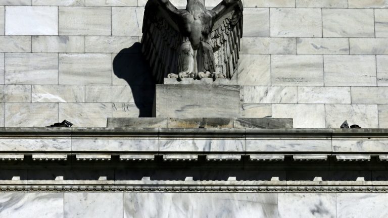 O Federal Reserve, banco central americano, em Washington, em foto de 26 de janeiro de 2022 - AFP