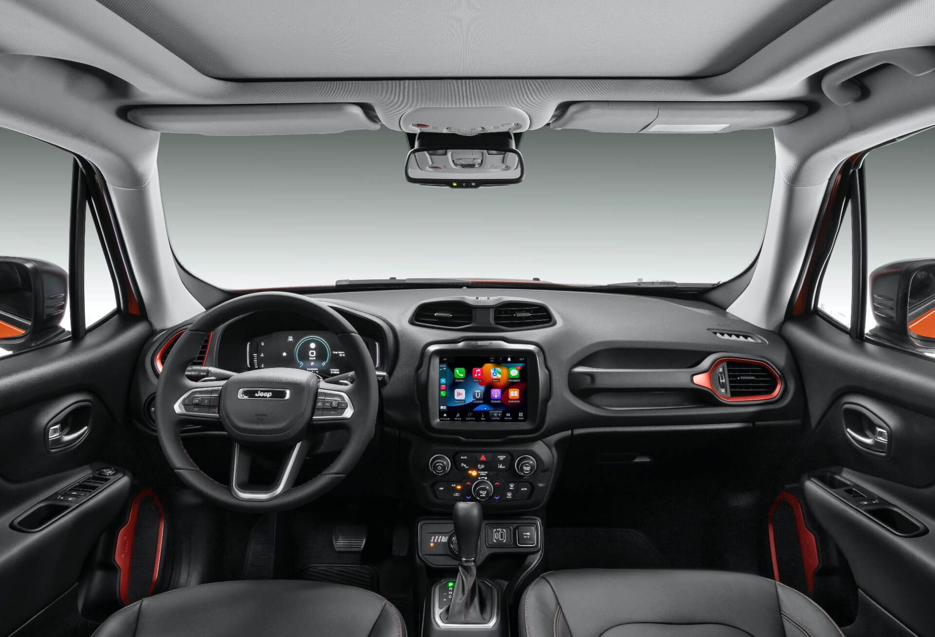 Details of the interior of the New Renegade