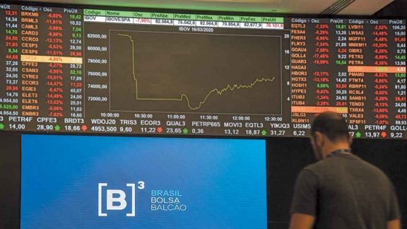 Resultados em baixa na B3 Resultados em baixa na B3