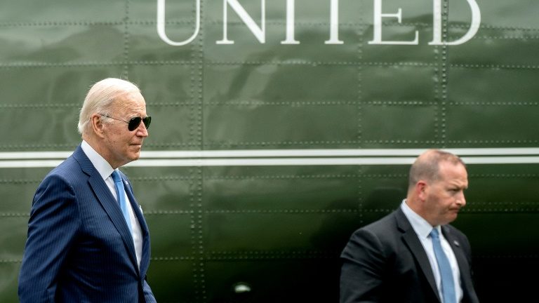 Joe Biden realiza sua primeira viagem à Ásia desde que assumiu a Casa Branca, com paradas na Coreia do Sul e Japão - AFP