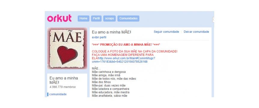 Crédito: Orkut Crédito: Orkut