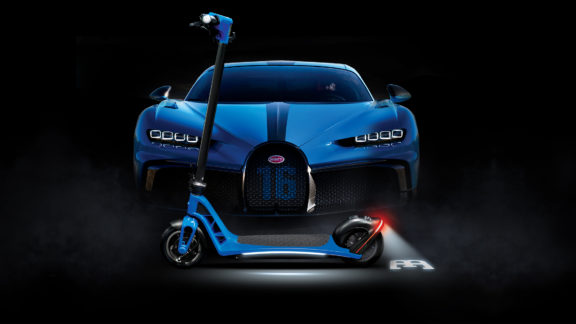 O Bugatti mais barato disponível é um patinete elétrico