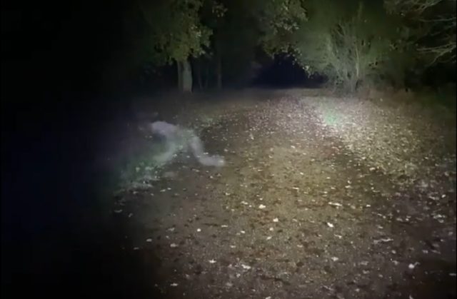 A couple allegedly possessed by a demon in Britain