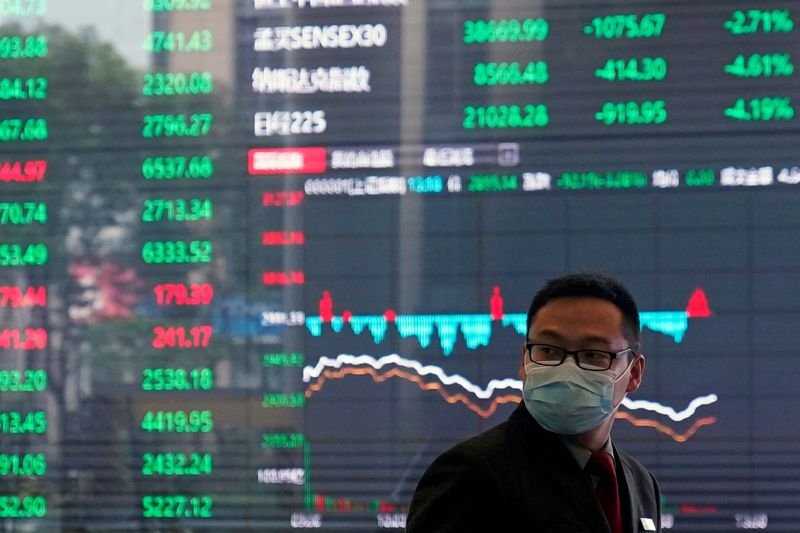 Ações chinesas sobem com alívio monetário, mas Evergrande preocupa Ações chinesas sobem com alívio monetário, mas Evergrande preocupa