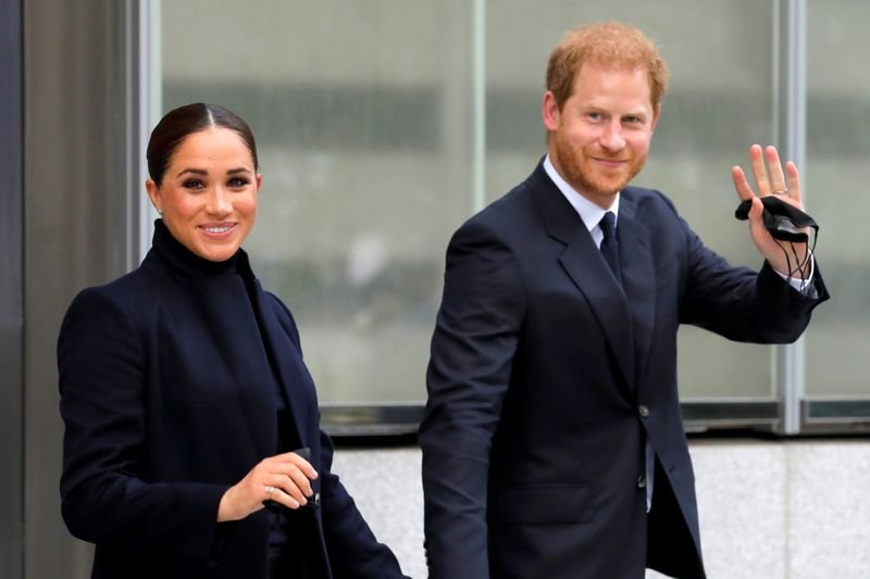 Príncipe Harry e Meghan Markle visitam World Trade Center em Nova York Príncipe Harry e Meghan Markle visitam World Trade Center em Nova York