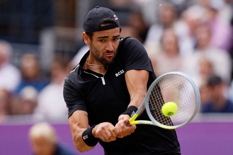 Berrettini está fora de Wimbledon após testar positivo para Covid-19 Berrettini está fora de Wimbledon após testar positivo para Covid-19