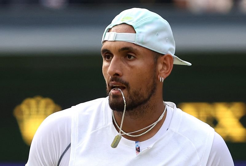 Muitas pessoas vão ficar chateadas por eu estar nas quartas em Wimbledon, diz Kyrgios Muitas pessoas vão ficar chateadas por eu estar nas quartas em Wimbledon, diz Kyrgios