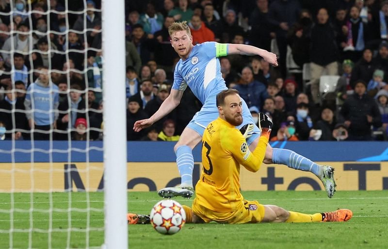 Manchester City derrota Atlético de Madri com gol de De Bruyne