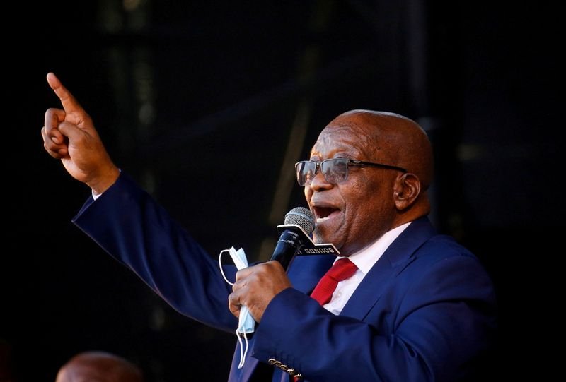 Principal tribunal da África do Sul mantém pena de prisão de ex-presidente Zuma Principal tribunal da África do Sul mantém pena de prisão de ex-presidente Zuma