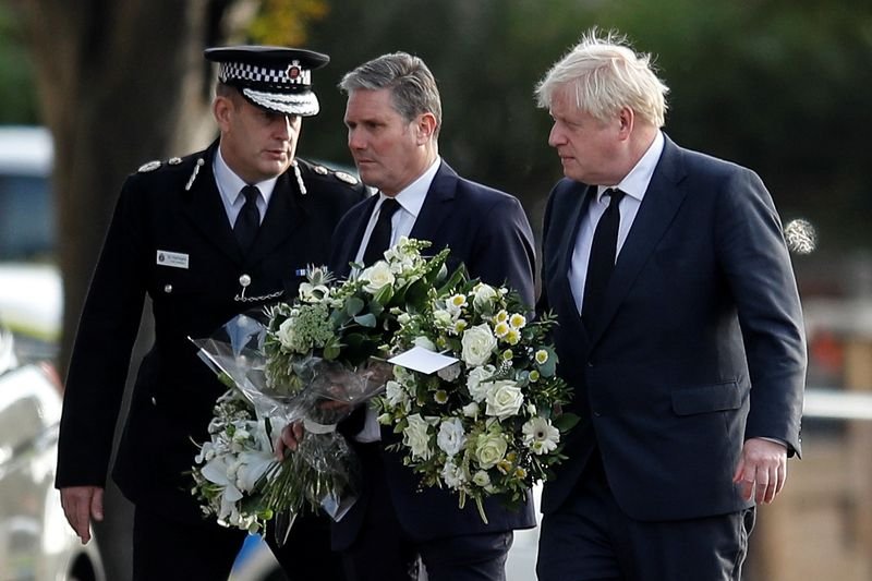 Johnson comandará homenagens a parlamentar assassinado no Reino Unido Johnson comandará homenagens a parlamentar assassinado no Reino Unido