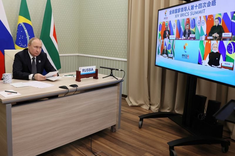 Declaração dos Brics apoia negociações entre Rússia e Ucrânia, diz Kremlin Declaração dos Brics apoia negociações entre Rússia e Ucrânia, diz Kremlin