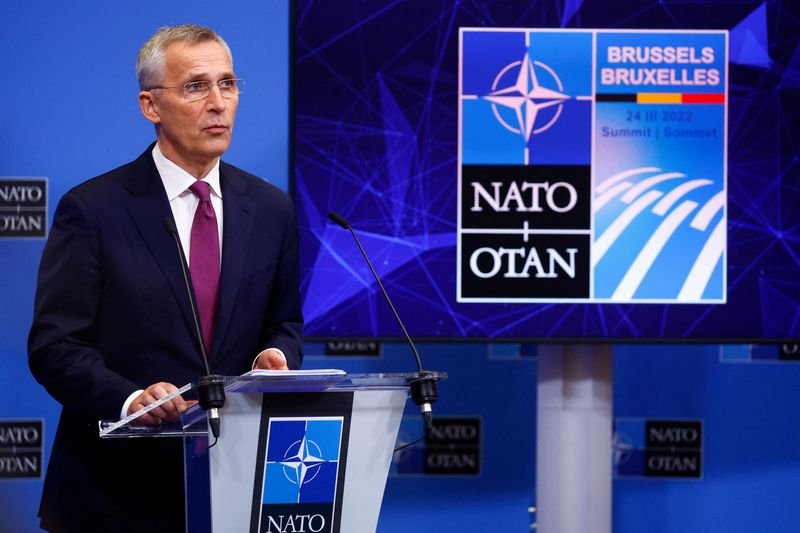 Otan vai aumentar número de tropas em alerta máximo para mais de 300 mil, diz secretário-geral Otan vai aumentar número de tropas em alerta máximo para mais de 300 mil, diz secretário-geral